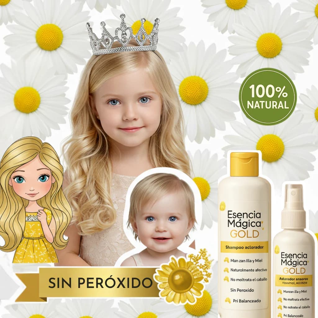 Kit Gold Esencia Aclaradora Kids